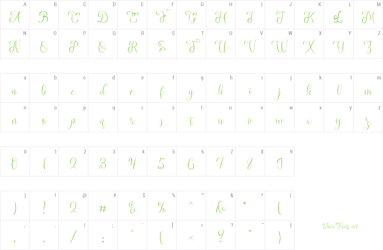 Font Setta Script preview